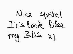 Drawn comment by Lolalpcm2
"Nice sprite! It's look like my 3DS x)"