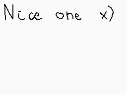 Drawn comment by matthieu
"Nice one x)"