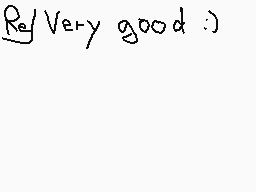 Drawn comment by matthieu
"Very good :)"