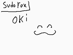 Drawn comment by Glin
"SvdoFox OKi"