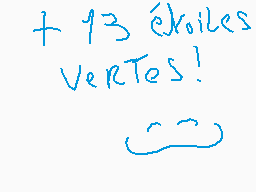Drawn comment by Glin
"+ 13 étoiles vertes!"