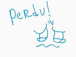 Drawn comment by Glin
"perdu!"