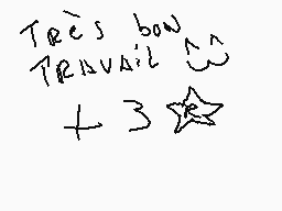 Drawn comment by Glin
"Très bon travail + 3 ★"