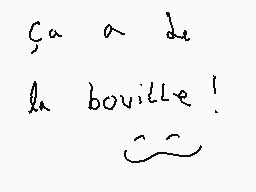 Drawn comment by Glin
"ça a de la bouille!"