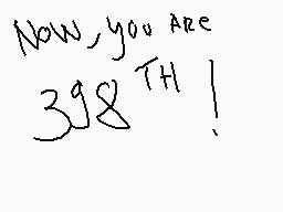 Drawn comment by Glin
"Now, you are 398th!"