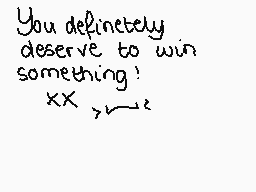 Drawn comment by Minnie