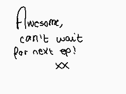 Drawn comment by Minnie