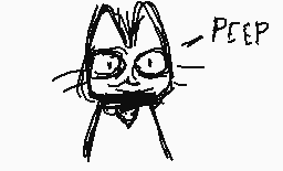 Drawn comment by silly cat