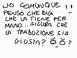 Drawn comment by Maria😃