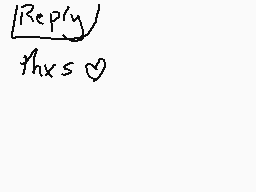 Drawn comment by Pika♥Arry♥
"Reply thxs"