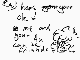 Drawn comment by Ⓑ♥nnyWôⓁfⓎ