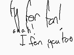 Drawn comment by Ⓑ♥nnyWôⓁfⓎ