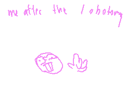 Drawn comment by Lena
"me after the /ohotomy"