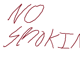 Drawn comment by Jazun
"NO SMOKIN"
