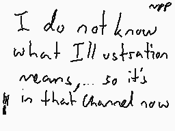 Drawn comment by PupptPichu