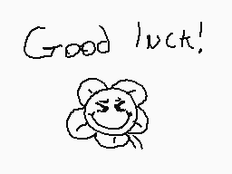 Drawn comment by Travis
"Good luck!"
