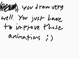 Drawn comment by KミirムWのlチX