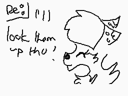 Drawn comment by LittleWolf