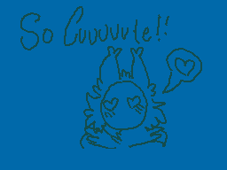 Drawn comment by CWP
"So cuuuuute!!"