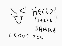 Drawn comment by noemi gius
"< HECCO! HECCO! SAMRA I LOVE YOU"