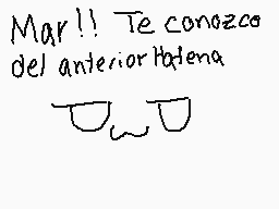 Drawn comment by Darwin 