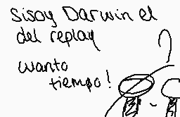 Drawn comment by darwin