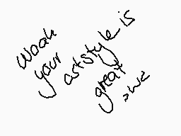 Drawn comment by ふaⓇ♭y♥
"Work your artstyle is great, swee"