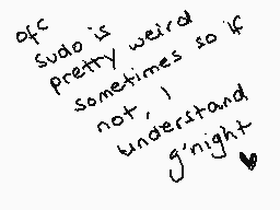 Drawn comment by ella?