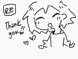 Drawn comment by spaghetti
"RE Thank you"