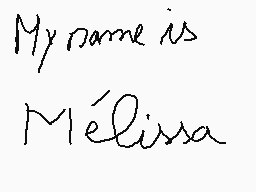 Drawn comment by melissa