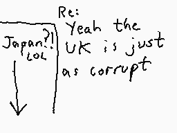 Drawn comment by DEE_2
"Japan?! Re: Yeah the UK is just as corrupt lol"