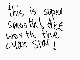 Drawn comment by Reuben
"this is super smooth! def. worth the cyan star!"