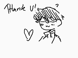 Drawn comment by ducky☆
"Thank U'"