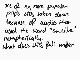 Drawn comment by eight