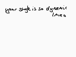 Drawn comment by p*tiful