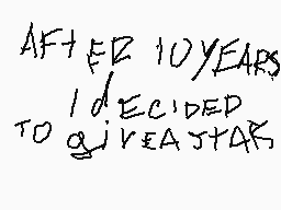 Drawn comment by ♠♦  Roy ♥♣
"After 10 years to decide or leave"