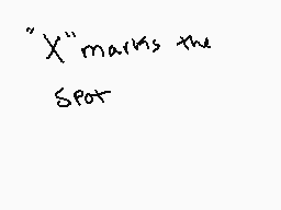 Drawn comment by ✕Cryptive✕
""X" marks the seat"