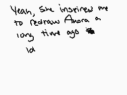 Drawn comment by ✕Cryptive✕
"Yeah, she inspired me to redraw Aurora a long time ago *id"