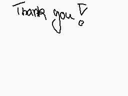 Drawn comment by エスター
"Thank you."
