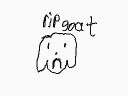 Drawn comment by an0nimoose
"lifgoat"