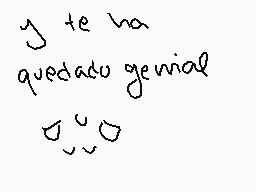 Drawn comment by GodWhite～
"y te ha quedado genial :))))"
