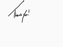 Drawn comment by Mayu
"thank you"