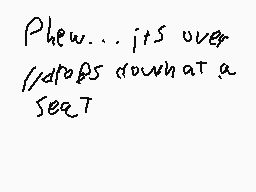 Drawn comment by ✕～