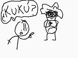Drawn comment by crispixan
"KUKÚ?"