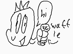 Drawn comment by Cooper
"hi wa e"