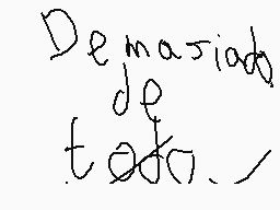 Drawn comment by Carlos