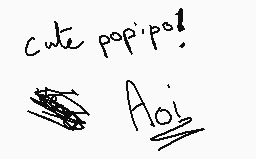 Gezeichneter Kommentar von Aoi