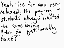 Drawn comment by Dee