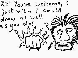 Drawn comment by Dee