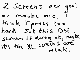 Drawn comment by Dee